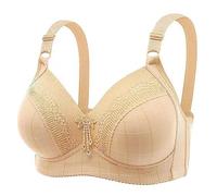OBASDFD Women Push Up Bra No Underwire Comfortable Hold No Underwear with Wire Bralette for Everyone, Purple, 20(Beige,10)