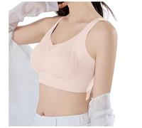 OBASDFD Women's Bra with Firm Cup Lift, Seamless, Adjustable Underwire, Breathable, Retraction, Sportswear, Set Fitness, Black, 3XL(Purple,XL)