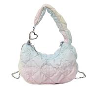 OBASDFD Women's Cloud Handbag Summer Chain Versatile Crossbody Shoulder Bag(F)