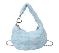OBASDFD Women's Cloud Handbag Summer Chain Versatile Crossbody Shoulder Bag(Q)