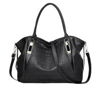 OBASDFD Women's Fashionable & Simple Large Capacity Crossbody Bag, Soft Leather Texture Casual Style(Black)