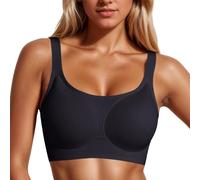 OBASDFD Women's Underwired Bra Comfortable Non-Wired Support with Wide Straps And Full Coverage for Women, Everyday Use And Large Cup Sizes, Green, M(Black,M)