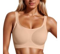 OBASDFD Women's Underwired Bra Comfortable Non-Wired Support with Wide Straps And Full Coverage for Women, Everyday Use And Large Cup Sizes, Gray, XXL(Beige,XXL)
