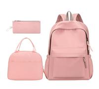 OBASDFD Zaino Casual Da Donna Alla Moda - Morbido, Borsa A Tracolla, Mini Pelle Vegana Di Medie Dimensioni(Pink)