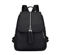 OBASDFD Zaino casual multifunzionale da donna: pratico, a strati, in mini pelle vegana