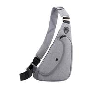 OBASDFD Zaino Da Viaggio For Donna, Borse A Tracolla Multitasche, A In Morbida Pelle, Firmate Alla Moda(Grey)