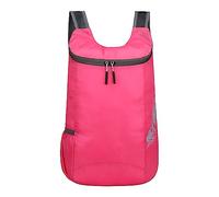 OBASDFD Zaino Da Viaggio For La Scuola For Uomini E Donne - Pieghevole For Esterni, Nuova Borsa Portaoggetti In Pelle(Hot Pink)