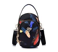 OBASDFD Zaino Impermeabile For Uomo E Donna, Borsa Da Viaggio A Tracolla Con Portafoglio Integrato, Elegante A(K)