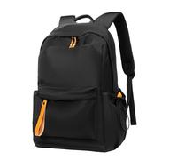 OBASDFD Zaino Medio Da Donna - Tracolla Regolabile, Cerniera, Esterno In Morbida Pelle Alla Moda(Black)