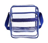 OBASDFD Zaino Pieghevole For Donne E Uomini - Approvato For Lo Stadio, Tasca Frontale For Concerti, Spiaggia, Vacanze(Blue)