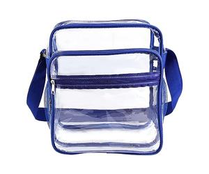 OBASDFD Zaino Pieghevole For Donne E Uomini - Approvato For Lo Stadio, Tasca Frontale For Concerti, Spiaggia, Vacanze(Blue)