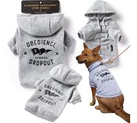 Obbedienza Scuola Dropout Cane con Cappuccio By Brass Monkey - Scelta Misura