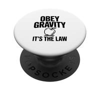 Obbedisci alla gravità È la legge Divertente Scienza Nerd PopSockets PopGrip Adesivo