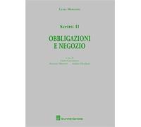 Obbligazioni Negozio Scritti Ii: Vol. 2