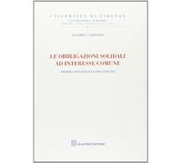 Obbligazioni solidali ad interesse comune