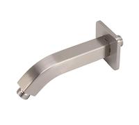 Obbligo di Estensione del Colore della Doccia in Ottone Decorazione del Bagno Moderno per Estensione della Soffione, Adatto per la Maggior Parte della Doccia (Placcatura) (BLACK) (Spazzolato)