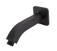 Obbligo di Estensione del Colore della Doccia in Ottone Decorazione del Bagno Moderno per Estensione della Soffione, Adatto per la Maggior Parte della Doccia (Placcatura) (BLACK)