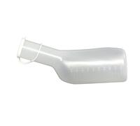Obbocare Orinale Maschio di plastica con coperchio. Bottiglia per Orina Portatile. Urinario di emergenza per uomo. Orinale Clinico Antititichame