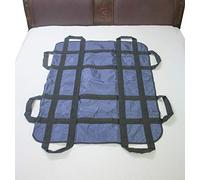 Obbomed MC-3010 Coperta extra-large per spostamento pazienti con manici, telo imbottito per il letto con cinghie.Per assistenza infermieristica per rigirare e spostare i pazienti.122x101cm