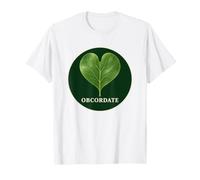 OBCORDATE Foglia obcordata Botanica Maglietta