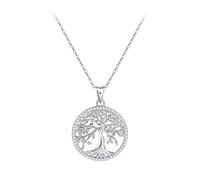 OBCPD Albero della Vita Moissanite Collana Donne S925 Silver Iced Diamond Tree Pendente Gioielli Moissanita Collari