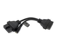 OBD Cavo 20 CM OBD 2 Presa per Mitsubishi 12pin IN Nero per Auto Diagnosi