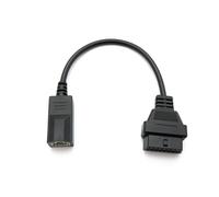 OBD Cavo 30 CM OBD 2 Presa per Honda 3pin IN Nero per Auto Diagnosi