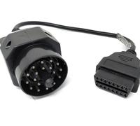 OBD Cavo 35 CM OBD 2 Presa per BMW 20pin IN Nero per Auto Diagnosi