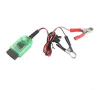 OBD Memory Saver Tool 12V Cavo di alimentazione con display digitale e clip connettore batteria auto per la conservazione delle impostazioni del veicolo durante