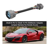 Obd2 8-Pin To Obd2 10-Pin Distributor Adapter Jumper Harness Per Honda Acura H7