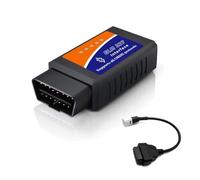 OBD2 - Adattatore Bluetooth (V1.5) + cavo diagnostico OBD2 a 4 pin, kit diagnostico completo per auto e moto