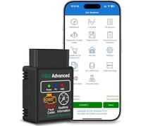 OBD2 Auto Diagnostica con 10+ Lingue, Bluetooth Diagnosi Auto Scansione Dei Guasti Del Veicolo, Scanner OBD2 per Auto con Protocolli Multipli per IOS, Android, Windows. (Volkswagen)