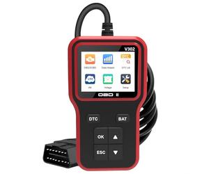 OBD2 Auto Diagnostica Scanner di MMOBIEL - Lettore Codici Auto Check Engine con Reset, Prontezza I/M, Freeze Frame, Modo 8 - Strumento Diagnostico OBDII/EOBD per Veicoli Rispettano il Protocolla OBD2