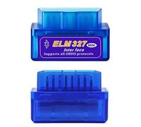 OBD2 Auto Diagnostica,Scanner OBD2,OBD2 bluetooth,OBDII V1.5 ELM327 Auto Code Lettore Scansione Strumento,Strumento Diagnostico OBD2,Adattatore OBDII,Plug and Play,Compatibile con Android,iOS,Windows