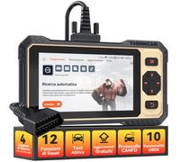 OBD2 Auto Diagnostica, ThinkScan 662 Scanner Diagnostico per Auto con 12 Funzioni di Reset + Diagnosi di 4 Sistemi (ECM/TCM/SRS/ABS), Strumento per Test Attivi, Protocollo CANFD, Aggiornamenti a Vita
