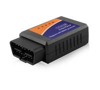 OBD2 Bluetooth Adapter ELM327 Bluetooth - Scanner Diagnostica Auto, OBD Diagnostico 12V, -40°C/65°C, Isolato Antincendio, Chip Unico per iOS/Android/Windows