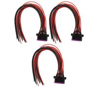 OBD2 Connettore femmina Cavo ad alta conducibilità ad alta conducibilità Cavo di estensione diagnostica 3pcs 16 pin J1962 OBDII Attatore automobilistico Plug 30 cm