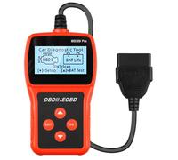 OBD2 - Dispositivo diagnostico auto, lettore di codice di errore motore, diagnostica auto, motore EOBD lettore di errori con 10 lingue, rilevamento della tensione per tutti i veicoli OBDII 12 V