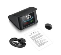OBD2-P10 Pro HUD Universale OBD Head Up Display HUD Computer Di Bordo Tachimetro Digitale Consumo Di Carburante Lingue Multiple