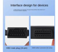 OBD2 Uno diviso in due cavi adattatori Cavo OBD a 16 pin e 16 core