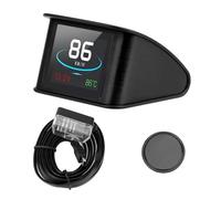 OBDII Tester Digitale Intelligente P10 OBD2 HUD For Tachimetro Auto Temperatura RPM Chilometraggio Calibro Tester Head Up Display Velocità Di Prova Auto