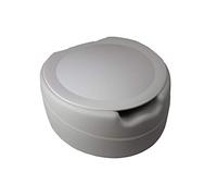Obea - Rialzo per WC morbido, 11 cm, con coperchio