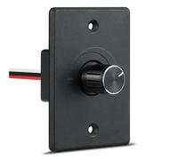 Obeaming Dimmer LED 12V PWM Regolatore Interruttore Rotativo per Furgone, Camper, Roulotte, Yacht, Dimmerabile Luci LED, Incandescenza, Alogena, Singolo colore Striscia Luce