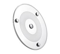 Obeaming Lampada da Soffitto LED 12V Camper Dimmerabile Plafoniera 4.5W 120mm 24V 400LM con 3000K/Luce Blu Interruttore tattile per Auto Caravan Barca Yacht illuminazione Interna