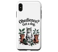 Obedience Get A Dog Cat Kitten Cat Amante Custodia per iPhone XS Max