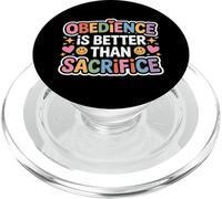 Obedience Is Better Than Sacrifice Motivation Bible - PopSockets PopGrip per MagSafe