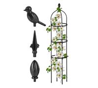 Obelisco - Griglia per arrampicata per verdure | Struttura rampicante per giardino, per giardinieri amatoriali, coltivatori di verdure e frutta, patio, terrazza, panchina
