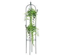 Obelisco reticolo - Stand in metallo robusto per la crescita di arrampicata | Giardino di fiori di guida griglia propul albero albero base arbor si gonfia alto supporto per l'asta