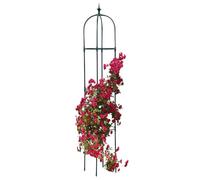 Obelisk Trellis - Torre da giardino sturdy, telaio verticale in metallo | Struttura rampicante per piante, palo di supporto per fiori per piante in vaso, viti, supporto decorativo per rose per cortile