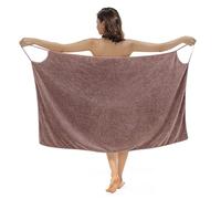 Obelunrp Asciugamano da Bagno da Donna, Asciugamano spabribile a Secco rapido, Asciugatura in Microfibra Morbida, Asciugamano da Spiaggia, Attorno ad accatupi per Le Donne (Vino Rosso)